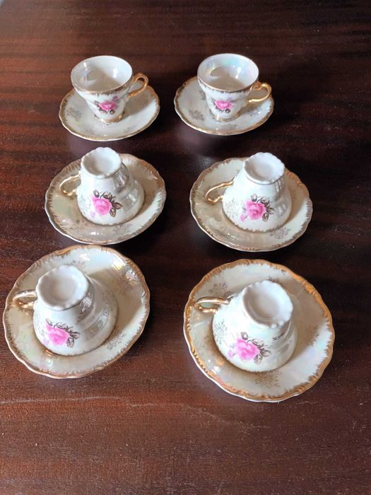 Serviço de café de porcelana