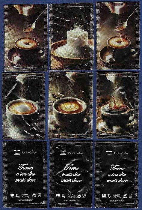 Pacotes de Açúcar - Série Tomita Café