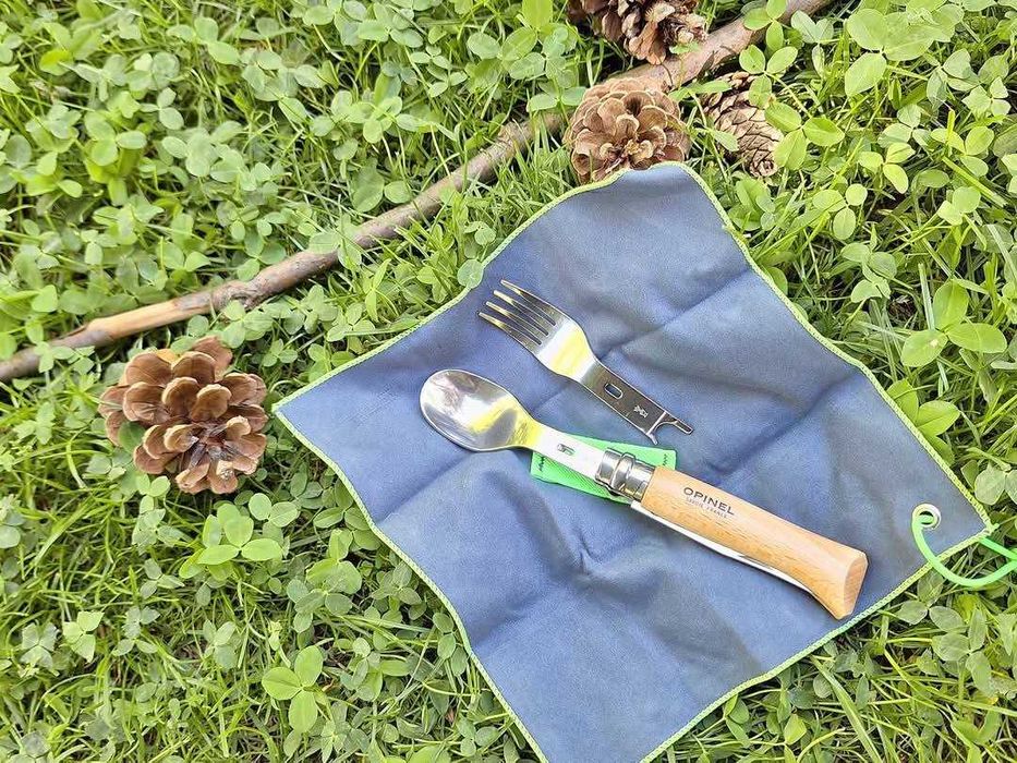 OPINEL Nomad Picnic + 002500 набір ложка вилка ніж №8 wildo fiskars