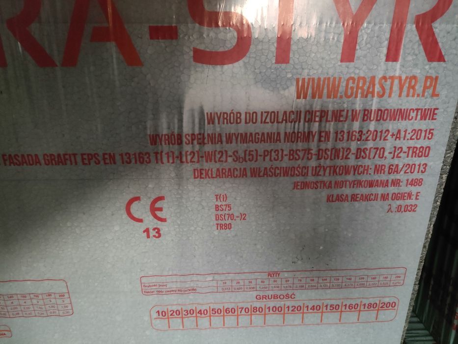Styropian Grafit 15cm, λ-0.032, GRA-STYR
