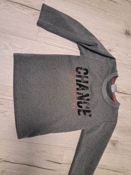 Szara bluza cienka 98/104 Niebieski Księżyc