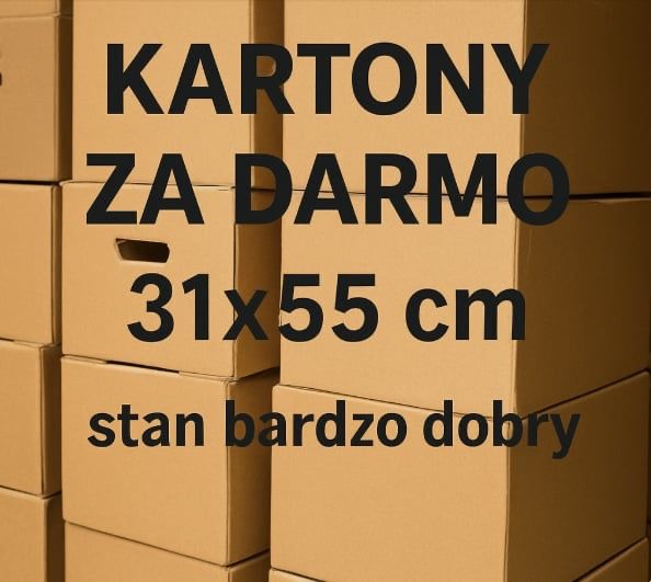 Oddam kartony duża ilość za darmo