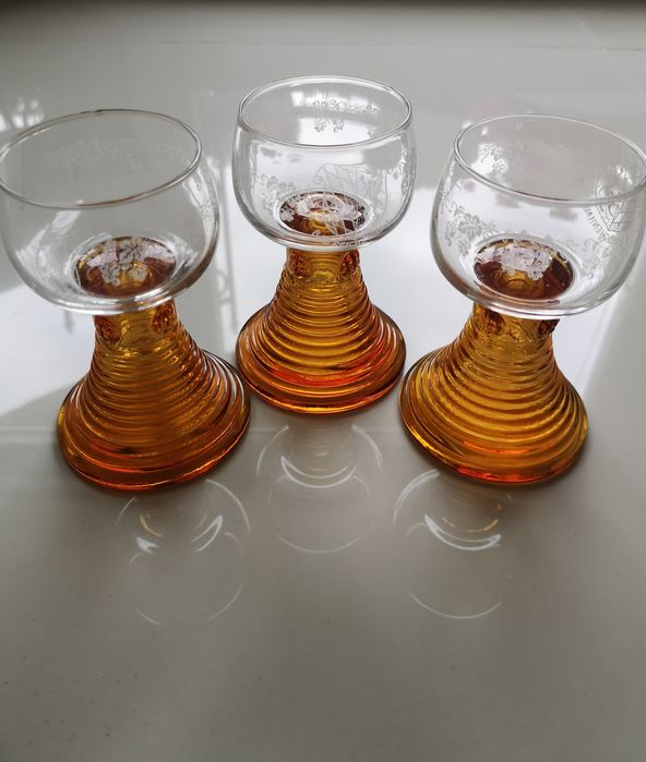 kieliszki Remery vintage Niemcy 3 sztuki