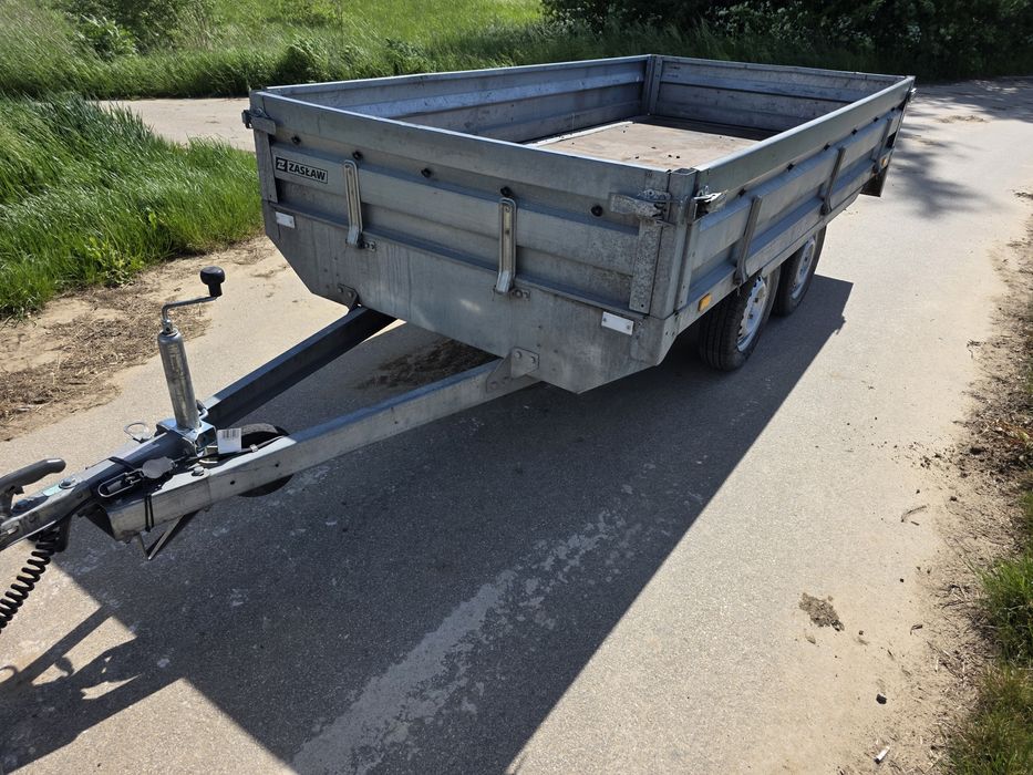 Przyczepka lekka zasław 300x150cm  dwuosiowa 750kg