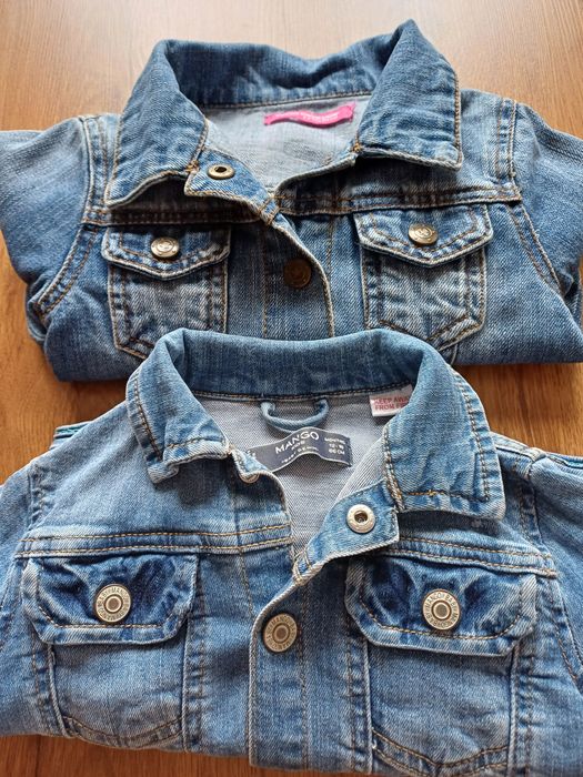 2 kurtki Jeansowe Mango 104r.