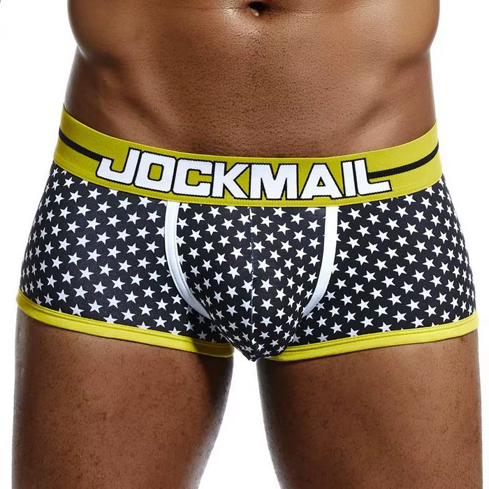 Męskie bawełniane bokserki w Gwiazdki JOCKMAIL - XL