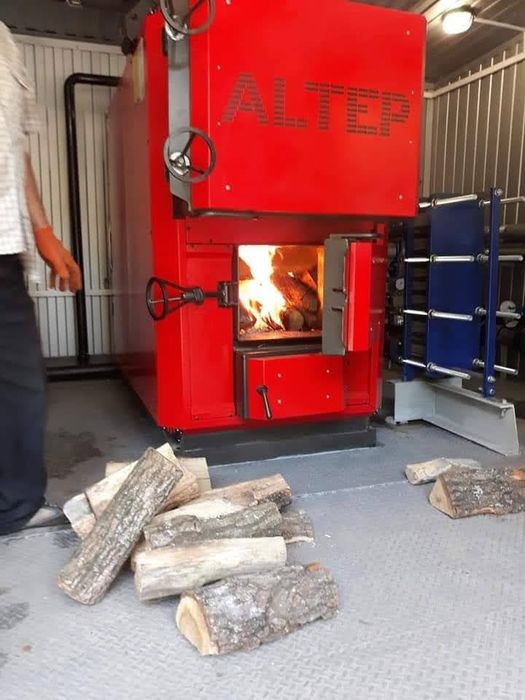 ‼️Котел Промисловий на Твердому паливі АЛЬТЕ ALTEP MAX сталь 6-8мм.