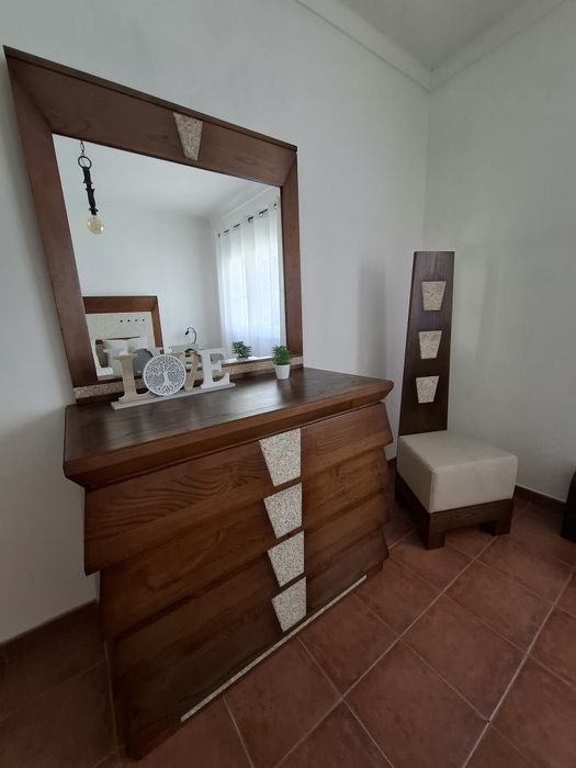Quarto de carvalho maciço