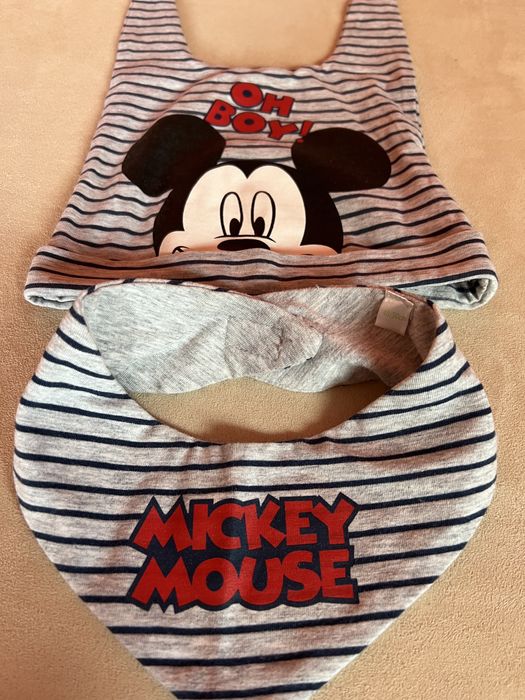 Czapeczka Czapka apaszka Myszka Miki zestaw cool club smyk 48-50 cm