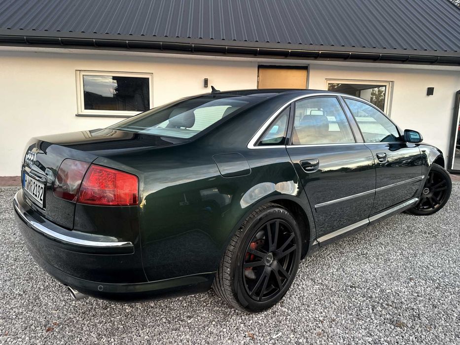 AUDI A8 D3 3.7 V8 280PS QUATTRO Bi-Xenon PDC Skóra Navi 18" ZADBANA !