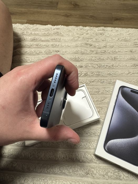 Iphone 15 pro 128 blue titan neverlock
