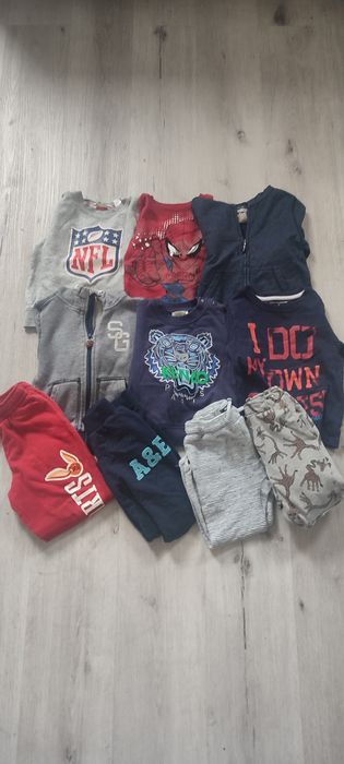 Zestaw komplet ubrań chłopiec 98 H&M Next Tommy Hilfiger