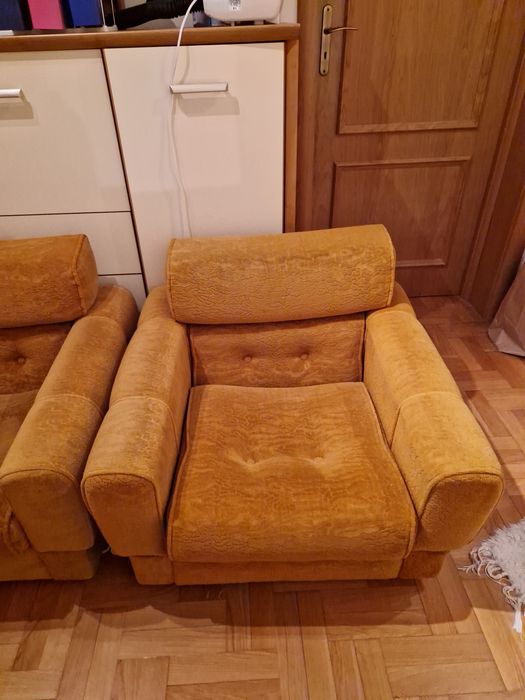 Fotele welurowe 2 szt.