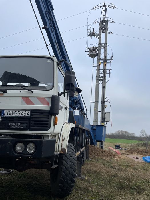 Usługi Podnośnikiem Koszowym 20m Usługi elektroenergetyczne, elektrycz