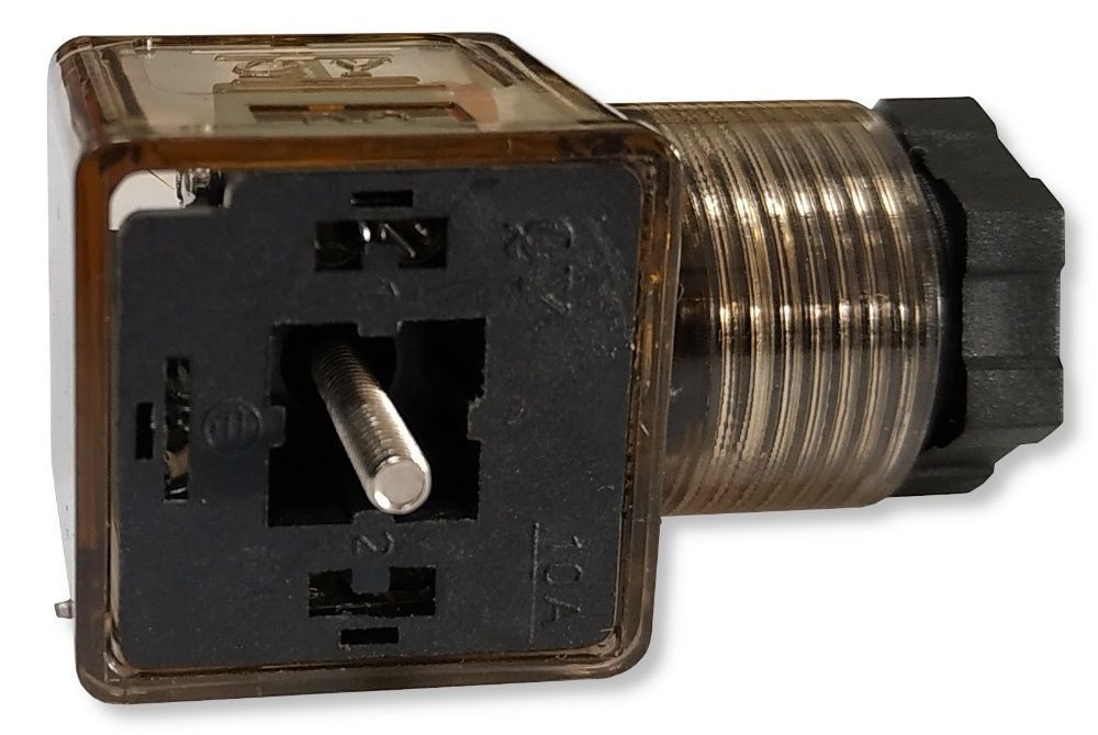 Wtyczka Elektryczna 24V Rozdzielacza CEWKI ELEKTROZAWORU [1972]