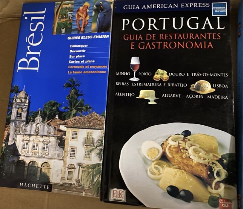 Livros  guia Gastronomia Portugal Dicionario Etiqueta Brasil