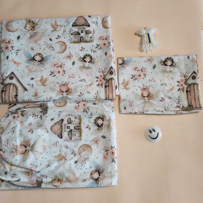 Детское постельное белье 3в1- простынь , пододеяльник ,наволочка