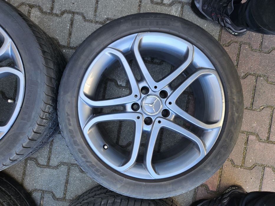Oryginalne Felgi Aluminiowe 18" Mercedes W212  2xET34.5 2xET48 5x112