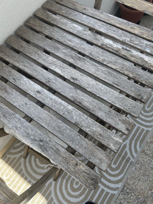 Conjunto varanda jardim