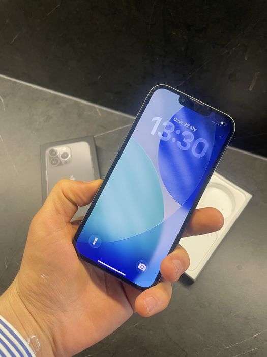 iPhone 13 Pro - 128gb - grafitowy - stan bdb 100% kondycji bat komplet