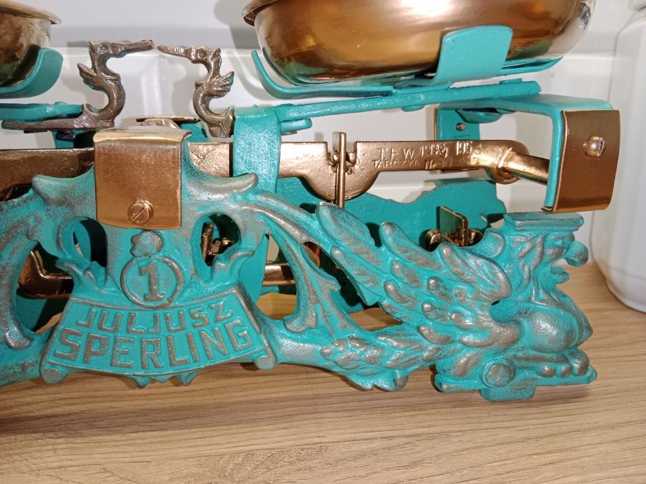 Waga szalkowa Juliusz Sperling 1kg UNIKAT