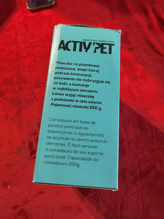 Miseczka na wodę lub pokarm dla psa Activ Pet