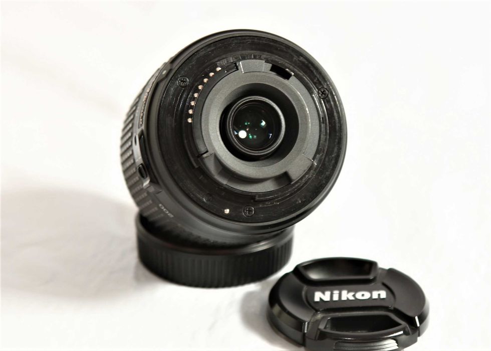 Lente Nikon AF-S 55-200mm objetiva em boas condições
