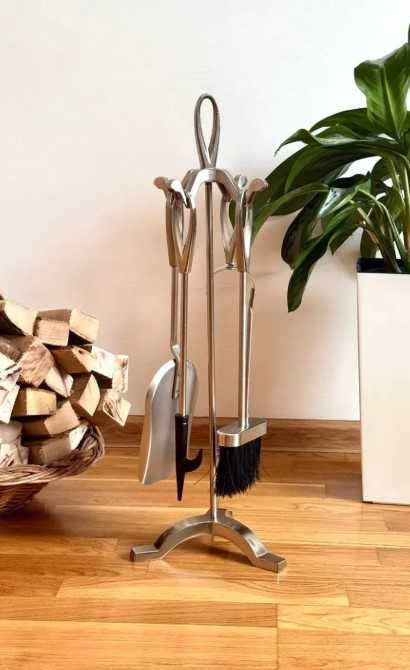 Кошик для дровMonte,CZARNY,X,Відерце KUBANAWGIEL, Набір длякамінаSiena