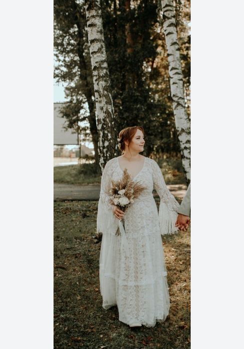 Suknia ślubna boho