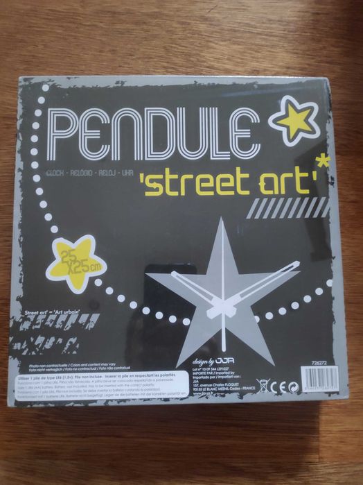 Relógio de parede - Street Art