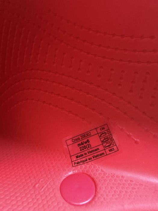 Crocs klapki zygzak mcqueen na lato czerwone 36-37