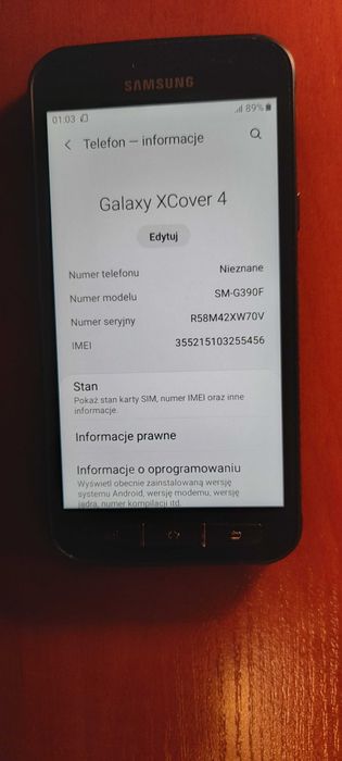 SAMSUNG Galaxy XCover 4   SM-G390F