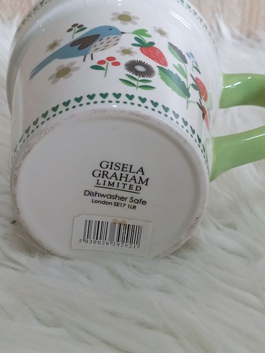 Ceramiczny kubek z podstawką