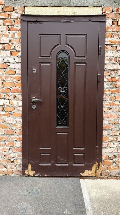 Двері вхідні (склопакет, ковка)