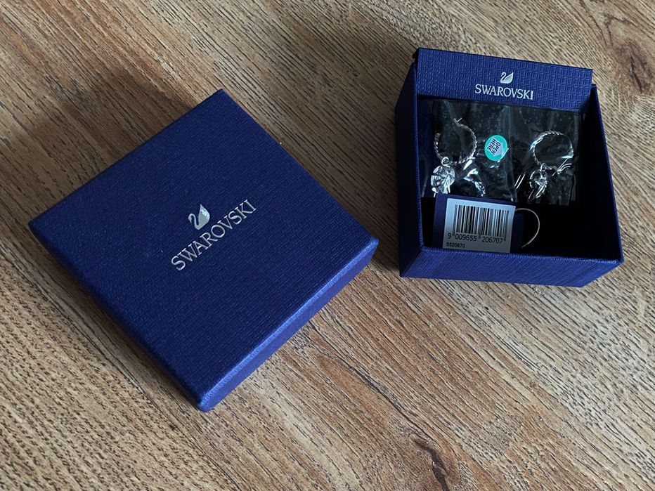 Nowe Kolczyki damskie Swarovski Shell Nautilus