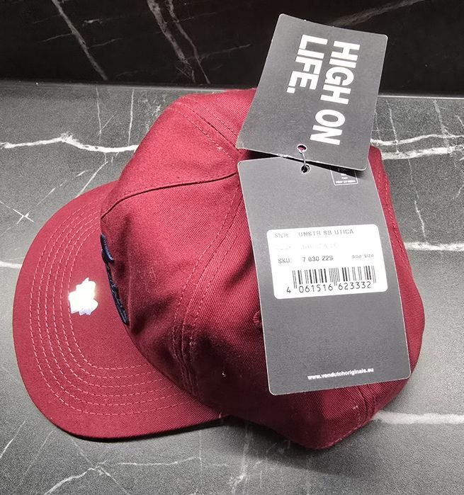 Czapka z daszkiem Von Dutch Unstr Sb Utica Bordaux