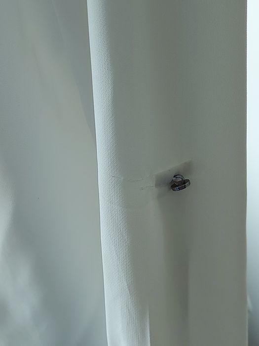 Camisa Creme Pérola de manga comprida.