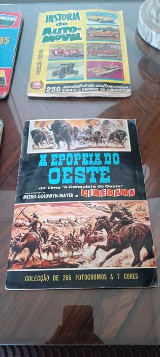 Cadernetas de cromos antigas