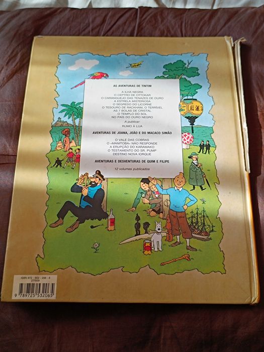 Livro BD Tintin no País do Ouro Negro de Negré