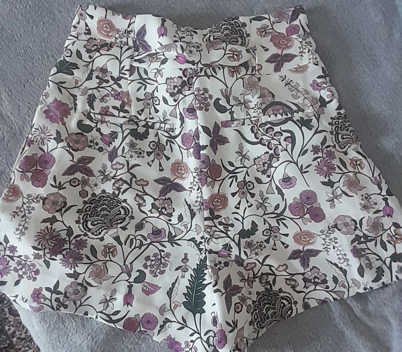 Piękne eleganckie,wiązane,wysoki stan 36 H&M