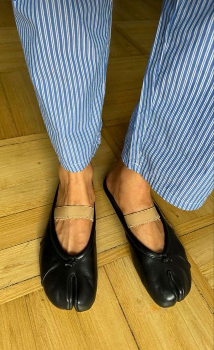 Maison Margiela Tabi балетки лодочки мюлі туфлі човники мюди сандалі туфли туфельки брендові табі тапки слінгбеки шкіряні лофери лоферы