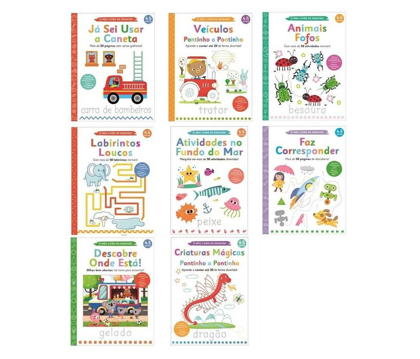 O Meu Livro de Desafios - Labirintos Loucos/ .. - Desde 5€