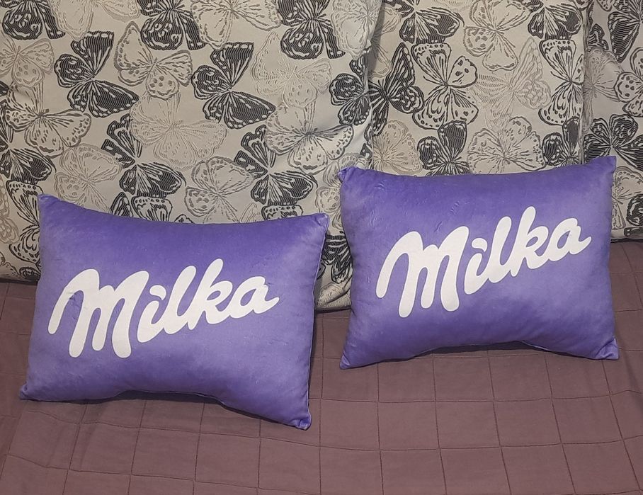 Подушечки Milka плюшевые