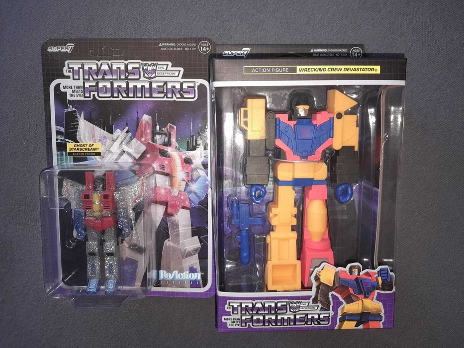 Transformers Super7 dwie figurki