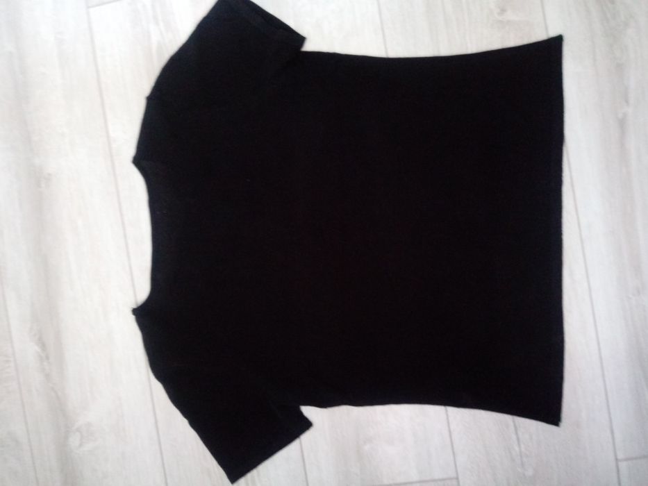 Bluzka czarna krótki rękaw L XL 40 jak NOWA POLECAM