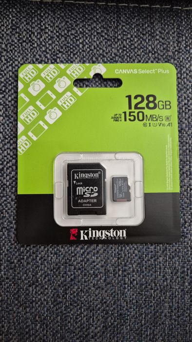 Dwie karty pamięci Kingston 128GB