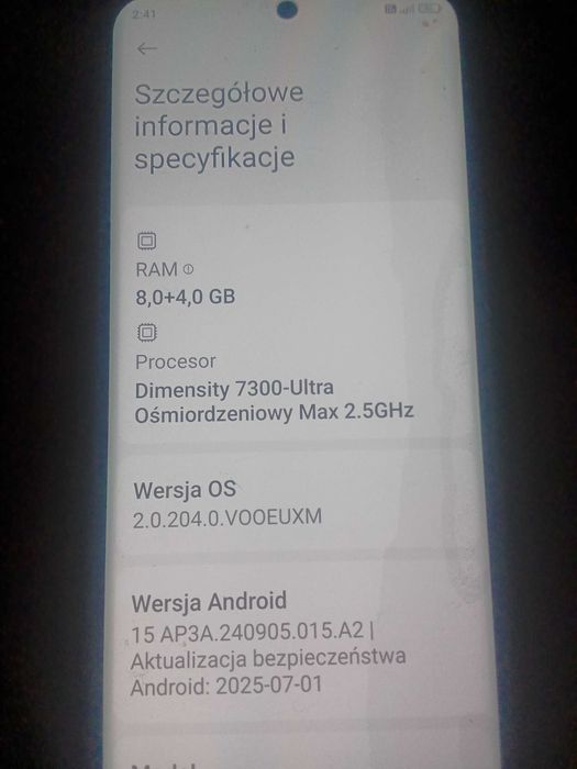 ELEGANCKI XIAOMI REDMI NOTE 14 pro 5g. Pamięć 8+4/256 gb