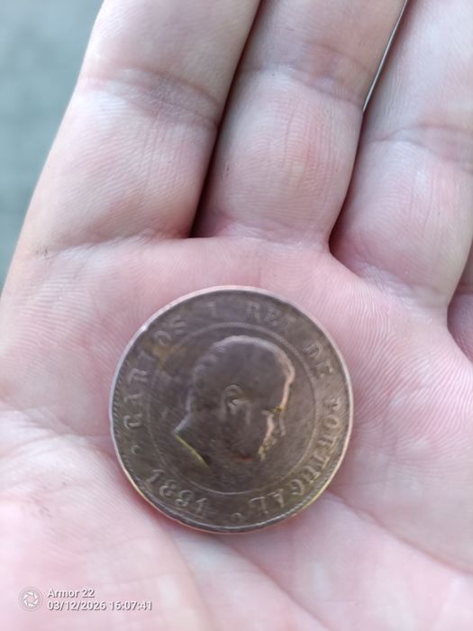 Moeda antiga 20 reis