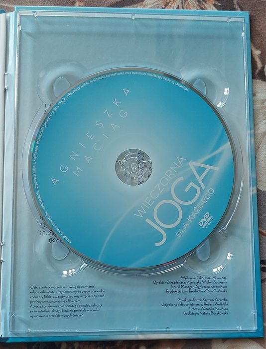 Joga cd Agnieszki Maciąg na czasie nauka jogi  ćwiczenie jogi