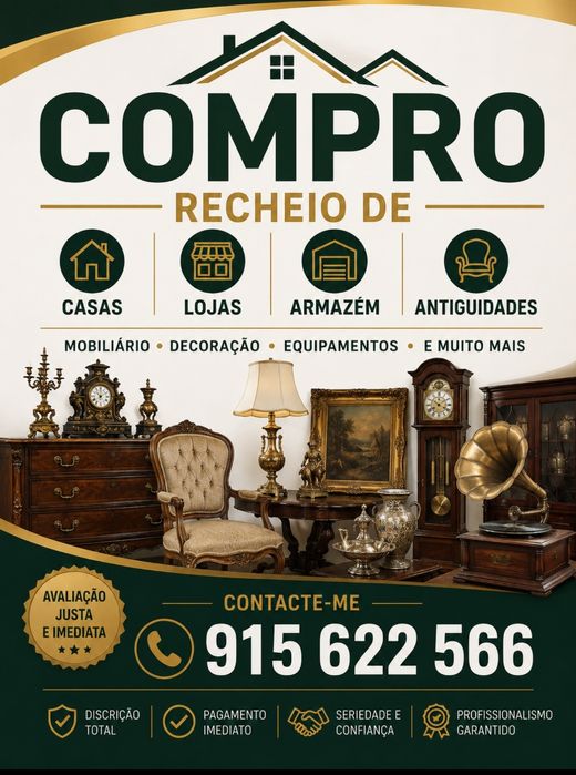 Recheios casas armazéns  lojas antiguidades
